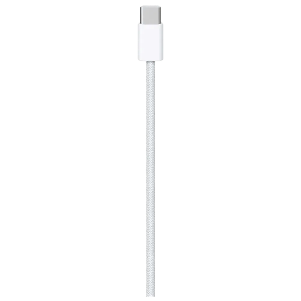 Apple MW493ZM/A Type C to Type C 3.2 Feet (1M) Charging Cable (Woven Design, White)