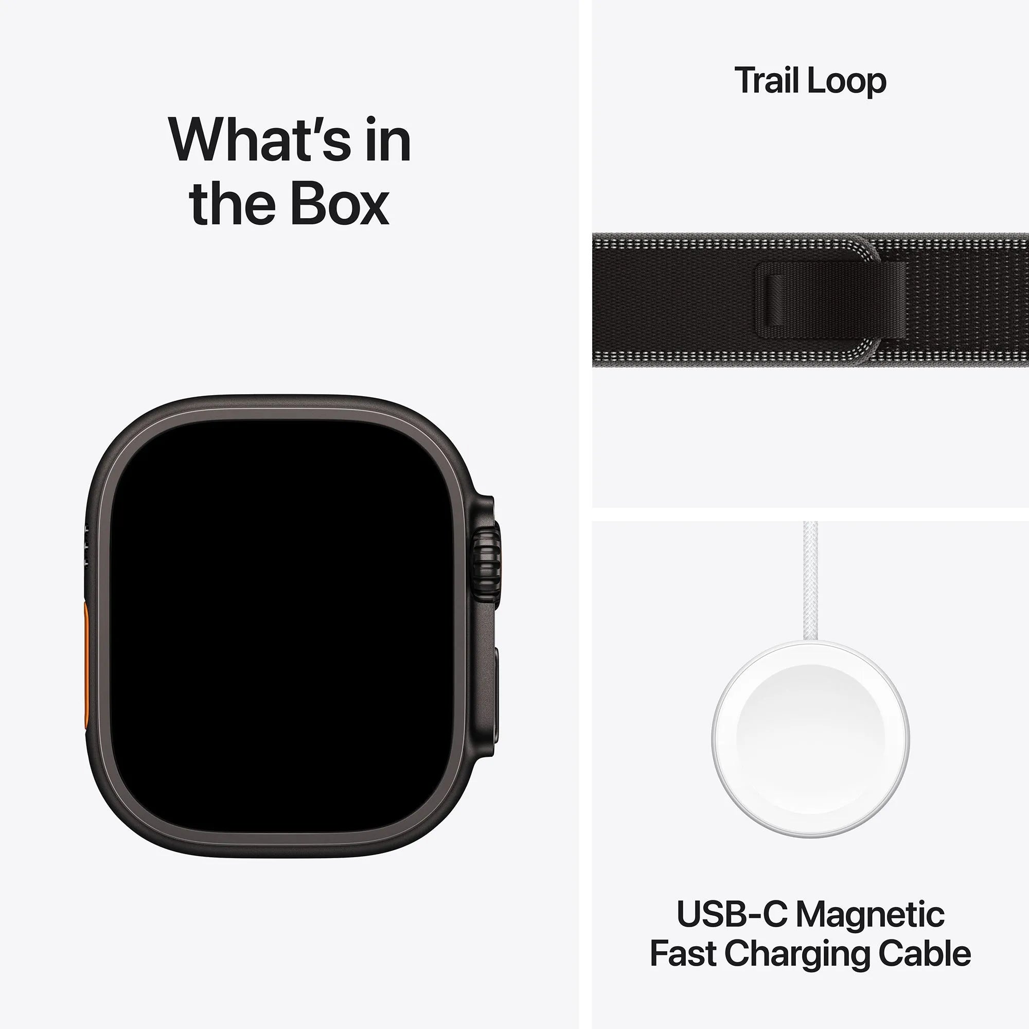 Apple Watch Ultra 3 GPS+Cellular with Black/Charcoal Trail Loop