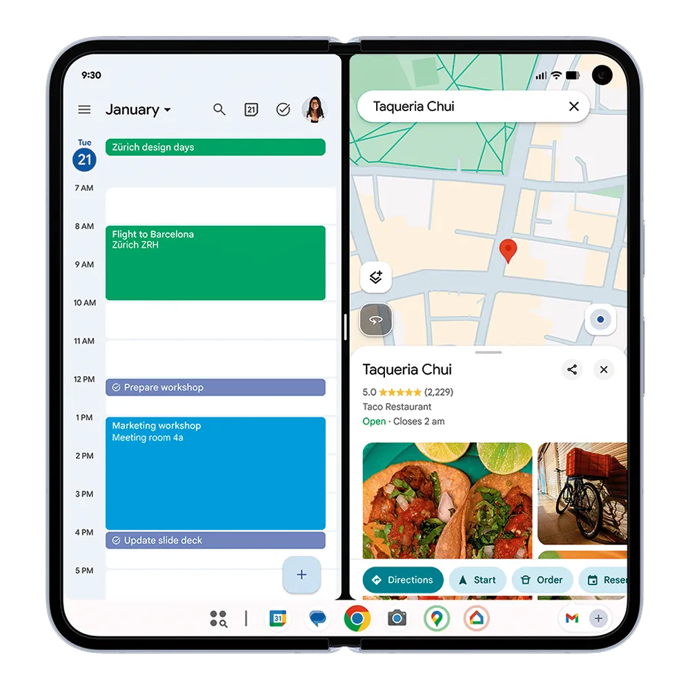 Google Pixel 10 Pro Fold 5G (16GB RAM, 256GB, Moonstone)
