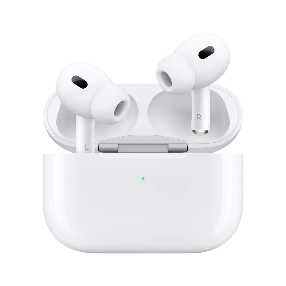 Apple AirPods Pro (2nd Generation-USB C) TWS Earbuds with Active Noise Cancellation (IP54 Water Resistant, MagSafe Case, White)