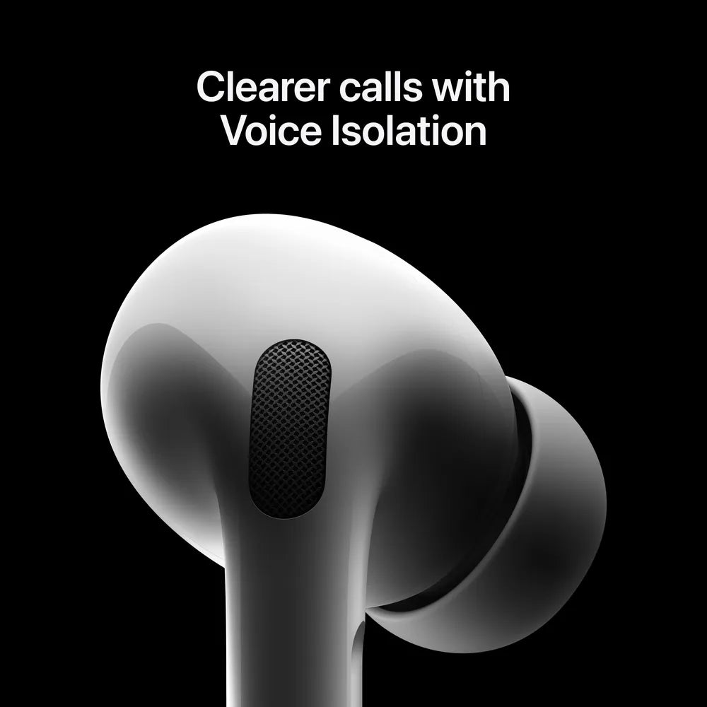 Apple AirPods Pro (2nd Generation-USB C) TWS Earbuds with Active Noise Cancellation (IP54 Water Resistant, MagSafe Case, White)