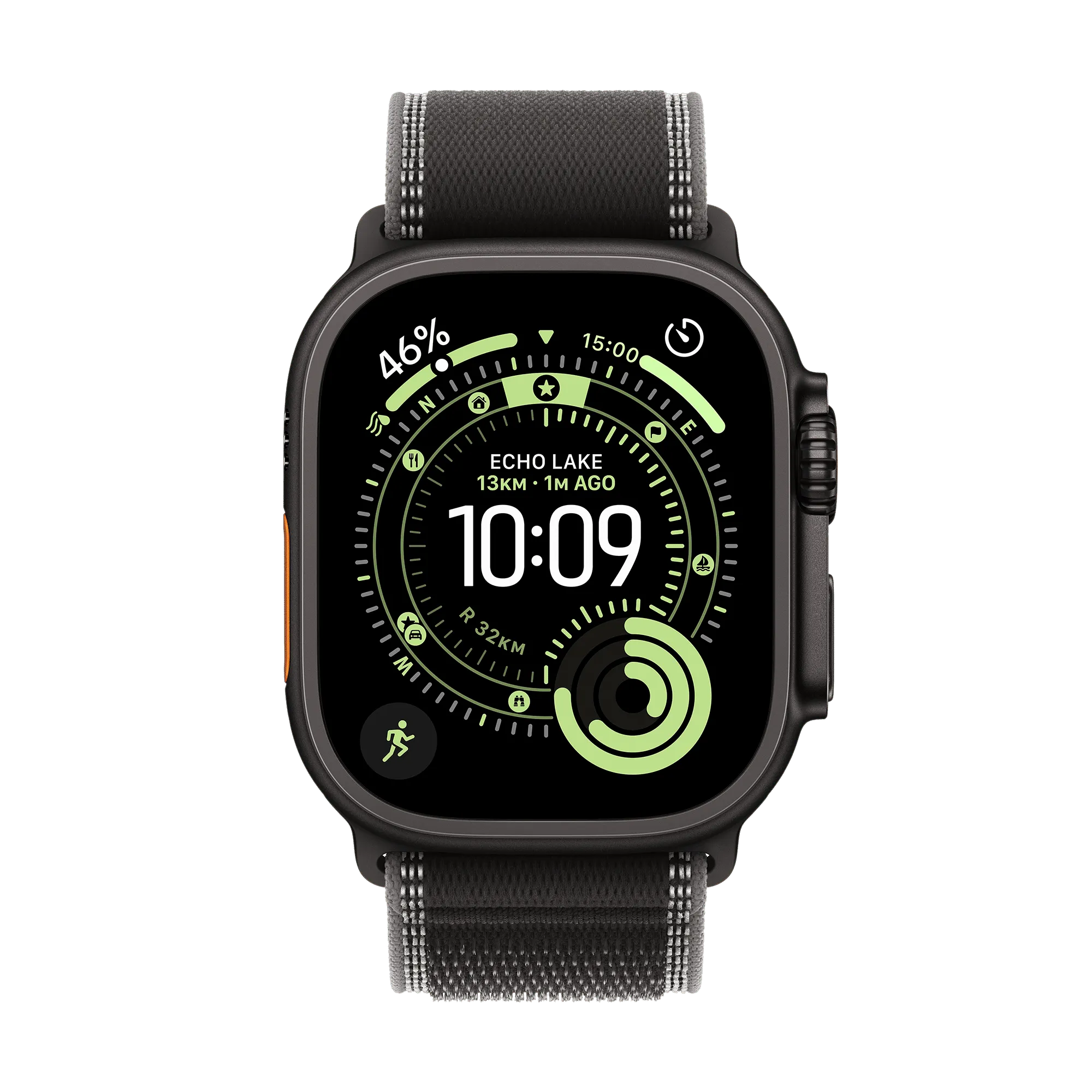 Apple Watch Ultra 3 GPS+Cellular with Black/Charcoal Trail Loop