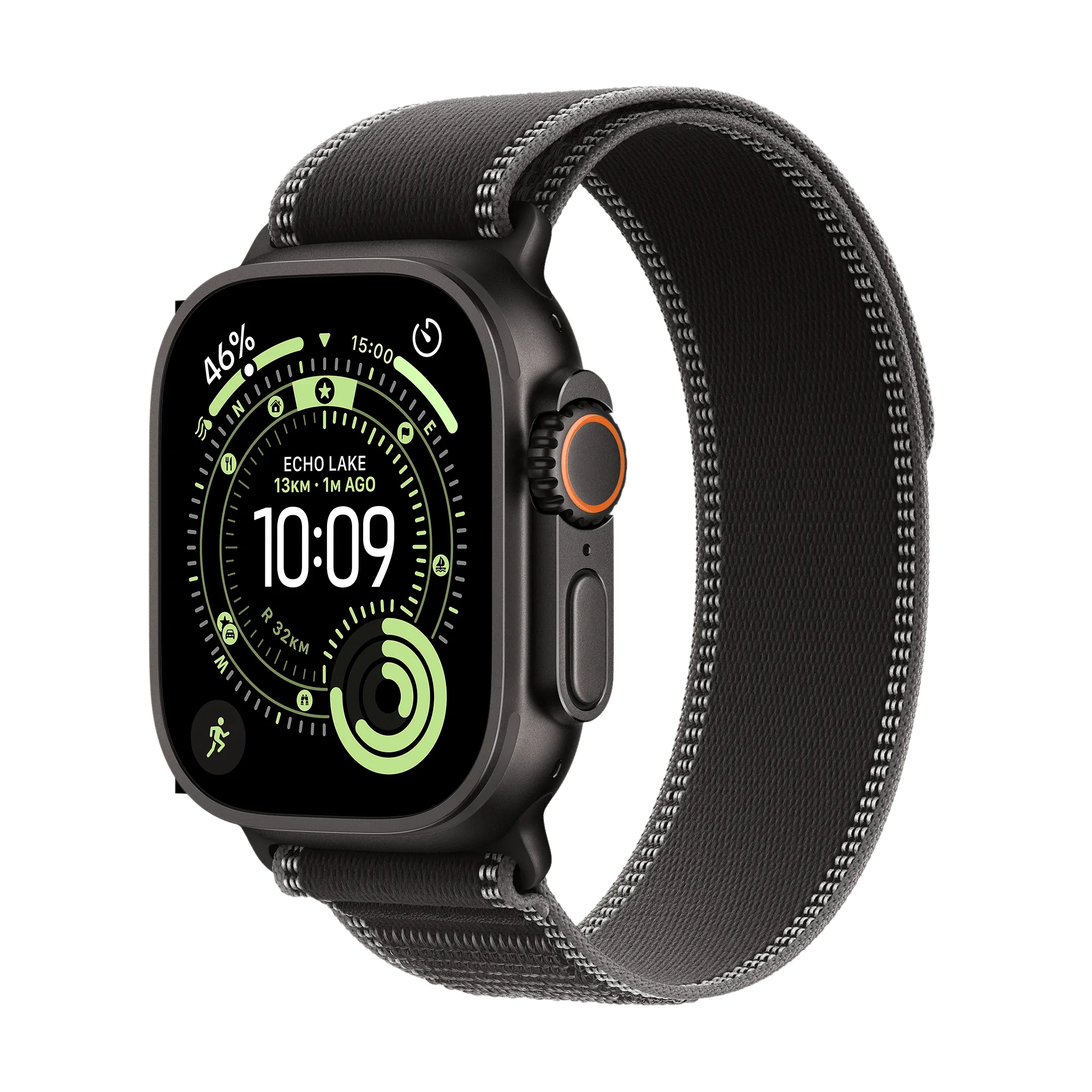 Apple Watch Ultra 3 GPS+Cellular with Black/Charcoal Trail Loop
