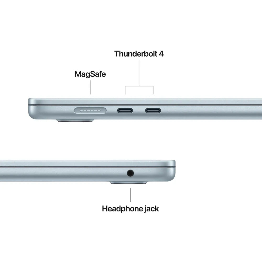 Apple MacBook Air (15.3 inch, M4, 16GB, 256GB, macOS, Sky Blue)